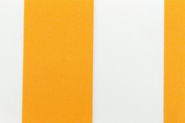Markisenstoff 140 cm - Italy Sun - Blockstreifen - Gelb / Weiss - 1,0 Meter Gelb / Weiss