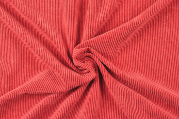 Polster-Cordstoff premium London - Ziegelrot 