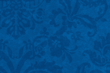 Möbelstoff Samt Damask Rose B1 - Wetcare® Royalblau