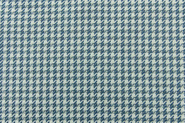 Möbelstoff - Klassischer Hahnentritt Blau/Weiß 