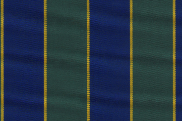 Liegestuhl-Stoff Streifen - gesäumt - 60 cm breit Grün/Blau