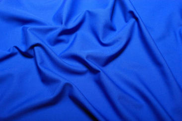 Baumwoll-Canvas deluxe - uni Royal