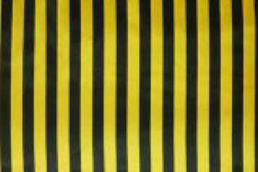 Satin gestreift - Schwarz/Gelb 