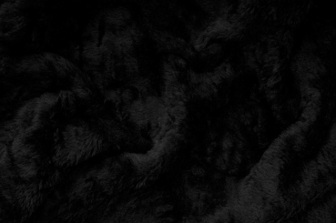 Kuschellfell - 10 mm - Halloween - Schwarz 