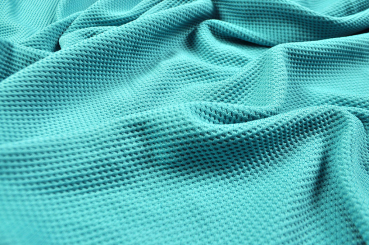 Stretch-Piqué - Aqua 