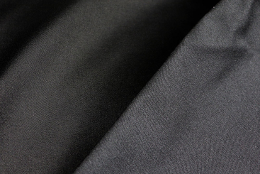 Baumwollmix-Hosenstoff - Schwarz 