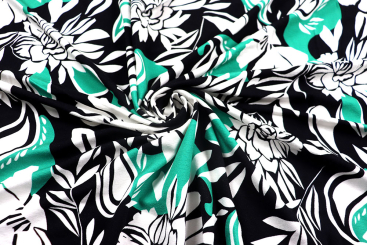 Viskosejersey - Floral 