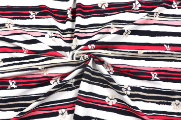 Viskosejersey - Rosie Stripes 