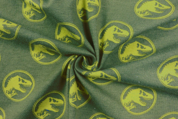 Jersey-Stoff mit Dinos 