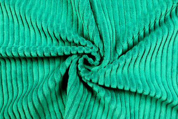Velvet-Cord elastisch - Smaragd 
