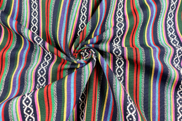 Jacquard mit Ethno-Streifen - Style 3 