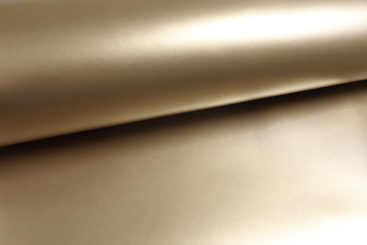 Glatte Echtleder-Haut 1 qm - Gold - B-Ware 