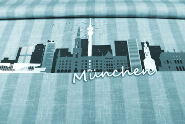 Outdoor-Stoff mit Streifen - Munich 