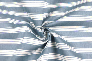 Dekostoff - Blue Lines - 280 cm breit 