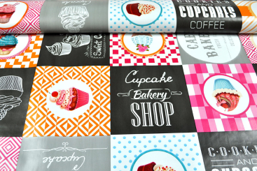 Wachstuchstoff - Sweet Bakehouse 