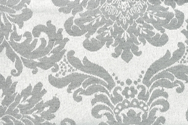 Tischdecken-Stoff Damast - Rosi - 280 cm breit - Grau 