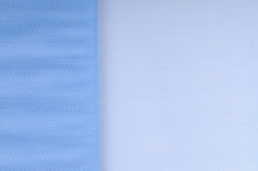 Tüll Überbreite - 300 cm Hellblau