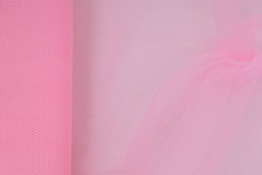 Tüll - schwer entflammbar Rosa