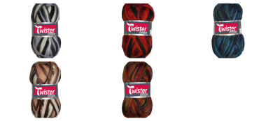 Filzwolle Twister - 50 g - Bunt 