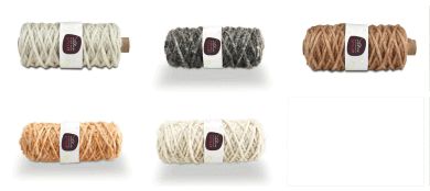 Makramee-Garn - 5 mm - Jutekern - 50-Meter-Rolle 