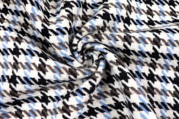 Tweed - Chester Karo - Blau 