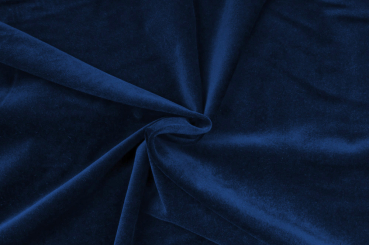 Möbelstoff Samt exklusiv Blau