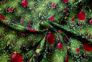 Weihnachtsschmuck - Satin 