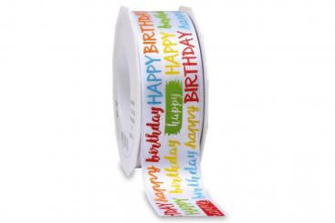 Birthday-Band 40 mm - 20 m-Rolle 