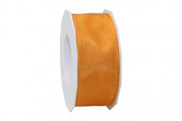 Drahtkantenband Hilde - 25 mm breit - 20-Meter-Rolle Orange