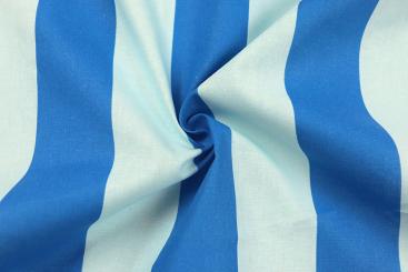 Baumwollstoff Bicolor - Blau/Hellblau 