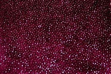 Pannesamt Deluxe - Glitzer - Bordeaux 