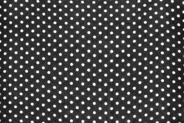 Chiffon-Stoff - Tupfen - Schwarz 
