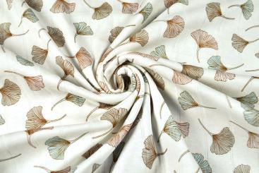 Hydrofile-Jersey - Ginkgoblatt - Creme 