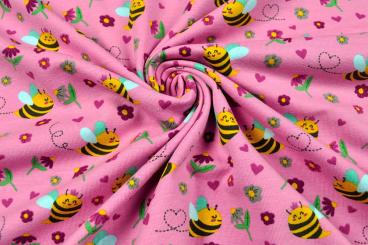 Jerseystoff - Fleißige Bienchen 