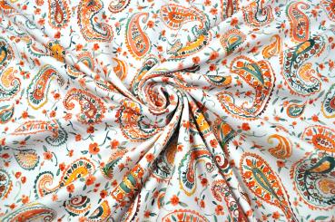 Jerseystoff - Superprint - Paisley-Muster 