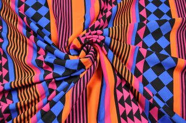 Tanzkleiderstoff - Stripe Delight 