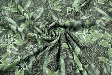 Badeanzugstoff - Rain Forest 