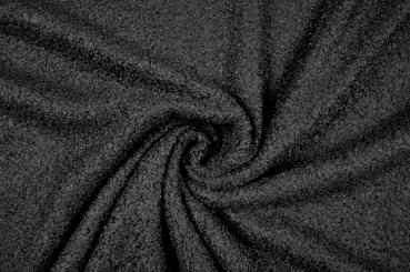 Teddyfell - leicht - Schwarz 