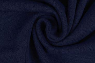 Viskose Crepe - Uni - Nachtblau 
