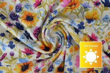 Badeanzugstoff - Blumenwiese 