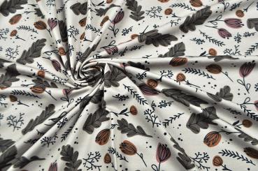Jerseystoff Superprint - Lenis Blumen 