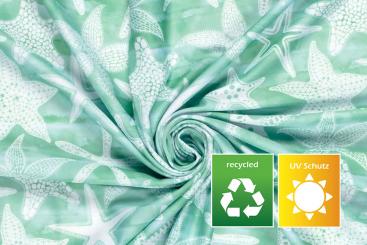 Recycling-Badeanzugstoff - Starfish 