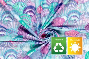 Recycling-Badeanzugstoff - Seashell Dream 