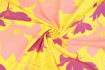 Viskosestoff - Sommergelb 