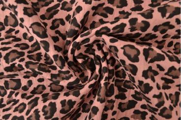 Musselin-Stoff - Leo-Love - Rosa 