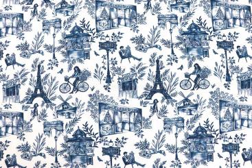 Viskosestoff - Toile Paris 