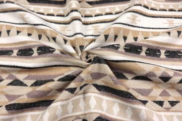 Boho-Jacquard - Poncho Style - Sand 