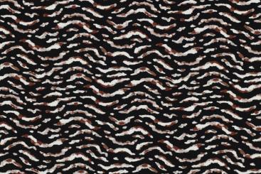 Viskosejersey Digitaldruck - Zebra-Look 