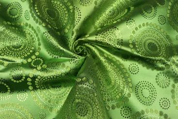 Brokat Dotty Mandala - Lime 