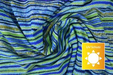 Badeanzugstoff - Ozean-Streifen 